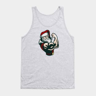 Buff Santa Flexing Tank Top